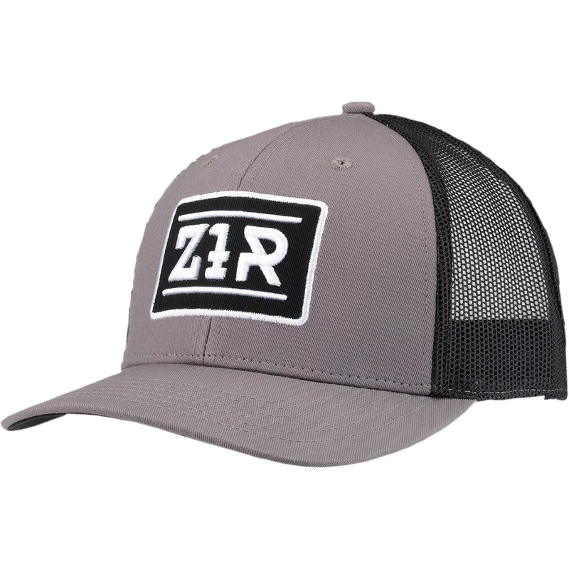 Z1R 2501-3669 Trucker Snapback Hat gray/black