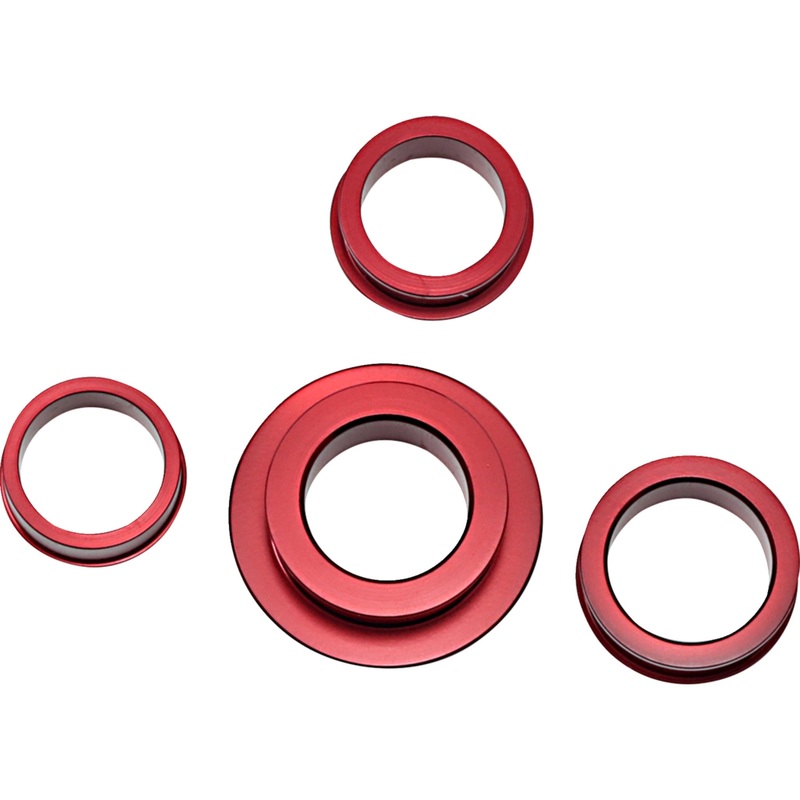 DRIVEN RACING 0214-1806 DCWS-028 Captive Wheel Spacer Wheel Spacer - Captive - Red - Honda