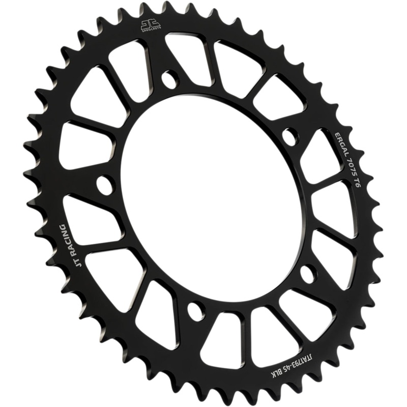 JT SPROCKETS 1211-2634 JTA1793.45BLK RaceLite Aluminum Rear Sprocket Rear Sprocket - Suzuki - Black - 45-Tooth