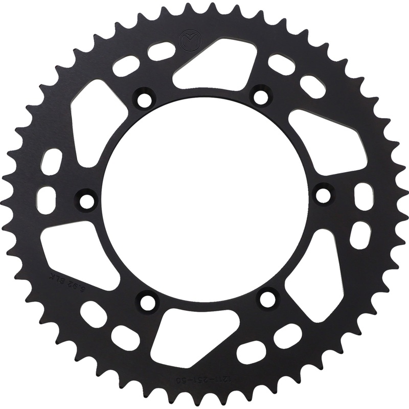 MOOSE OFFROAD 1211-1490 1211-251-50-10 Rear Aluminum Sprocket Rear Sprocket - 50 Tooth