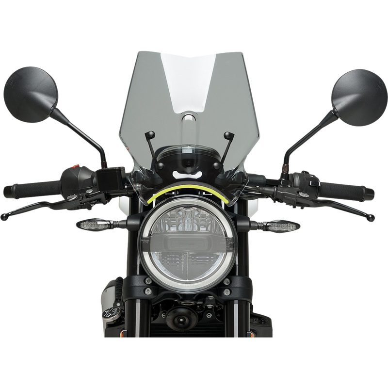 PUIG HI-TECH PARTS 2301-2769 9702H New Generation Windscreen 12-1/2" - light smoke - husqvarna