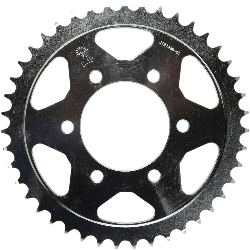 JT SPROCKETS JTR1489-43 JTR1489.43 Steel Rear Sprocket Sprocket - Rear - Kawasaki - 43 Tooth