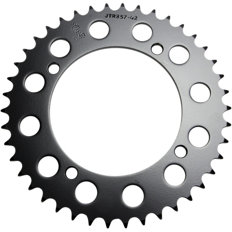 JT SPROCKETS JTR857-42 JTR857.42 Steel Rear Sprocket Sprocket - Rear - Yamaha - 42-Tooth
