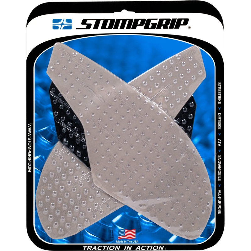 STOMPGRIP 4320-1865 55-10-0078H Volcano Profile Traction Pad Tank Kit Traction Kit - Clear - Triumph