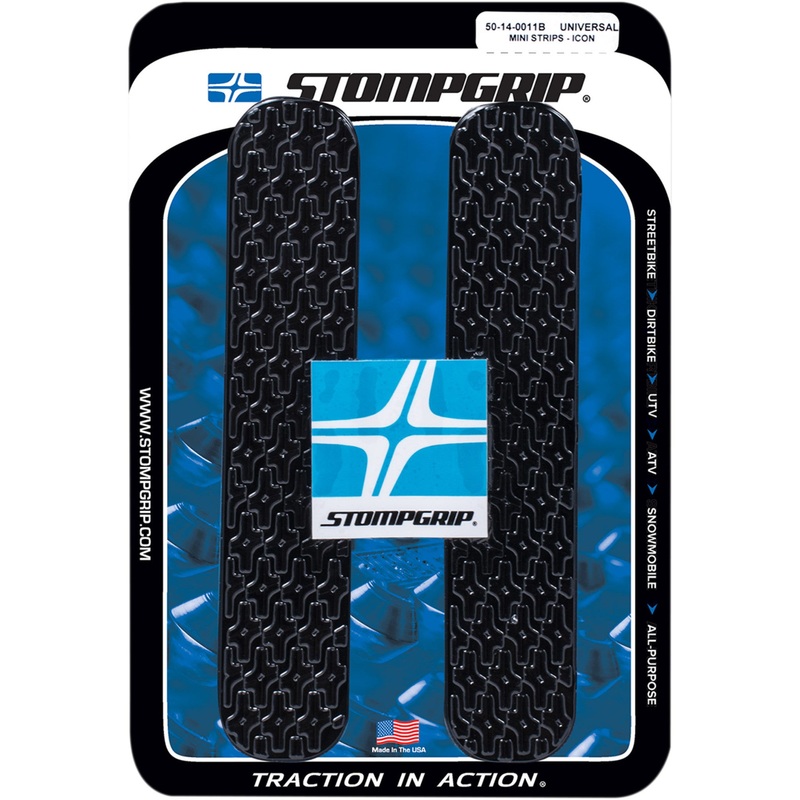 STOMPGRIP 4320-2180 33-14-0003B Icon Profile Universal Traction Pad Tank Kit Traction Kit - Mini Strips - Black