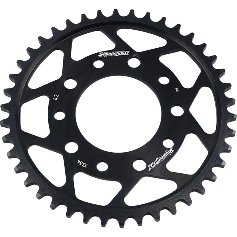 SUPERSPROX 1210-2156 RFE-1334-42-BLK Racing Steel Rear Sprocket Rear Sprocket - 42 Tooth