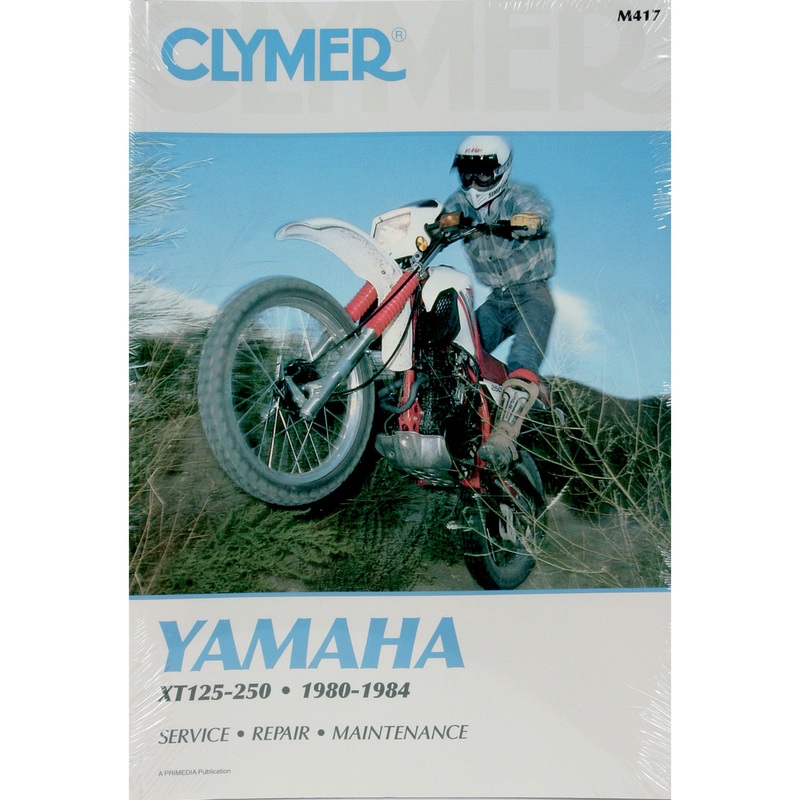 CLYMER M417 CM417 Motorcycle Repair Manual  Yamaha Manual - Yamaha XT125/250