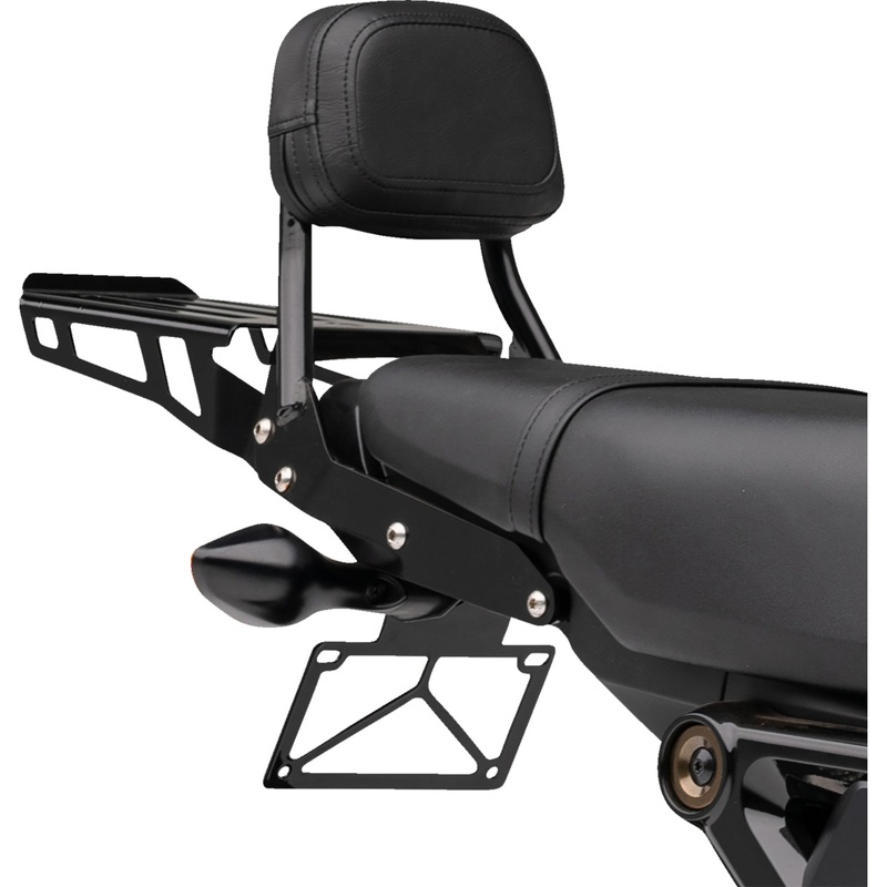 COBRA 1501-0790 02-8607B Back Rest Sissy Bar - Mini - Black - Grom