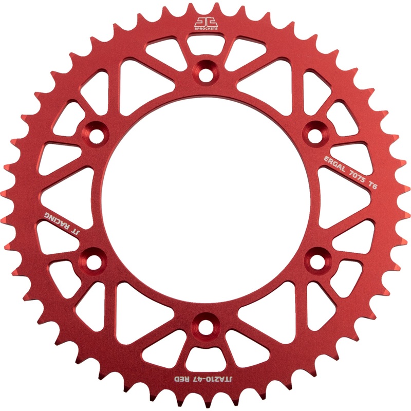 JT SPROCKETS 1211-2568 JTA210.47RED Rear Sprocket honda - red - 47 tooth