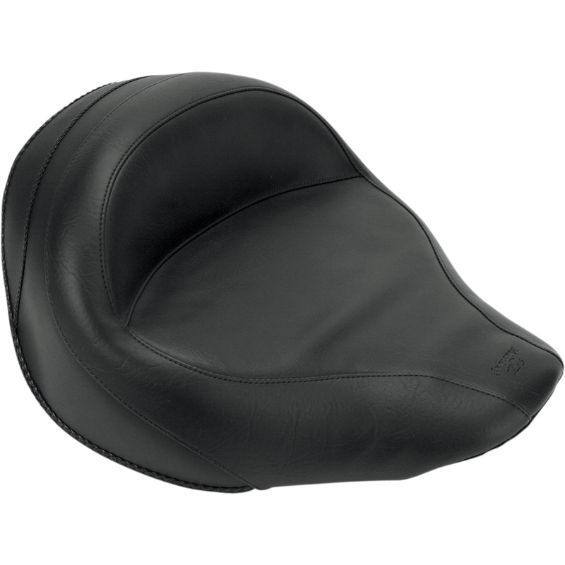 MUSTANG 0810-0401 76124 Vintage Solo Wide Touring Seat Vintage Wide Solo Seat - Roadliner