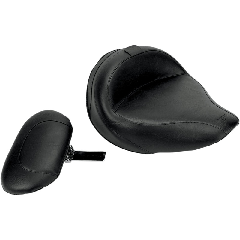 MUSTANG 0810-0441 79454 Vintage Solo Wide Touring Seat Vintage Wide Solo Seat - Driver's Backrest