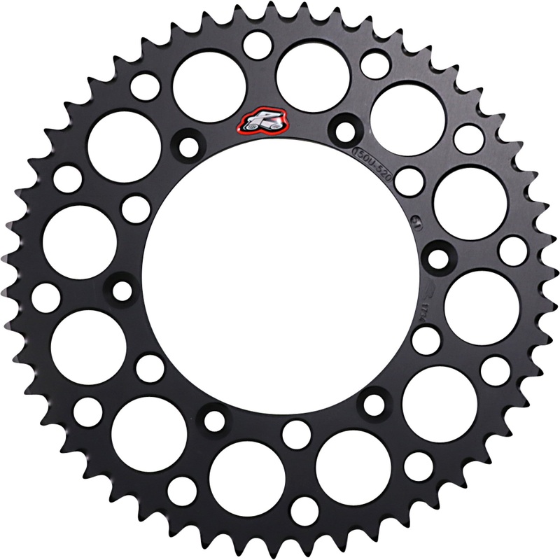 RENTHAL 1211-0028 150U-520-51GBBK Rear Sprocket Sprocket - Black - 51 Tooth