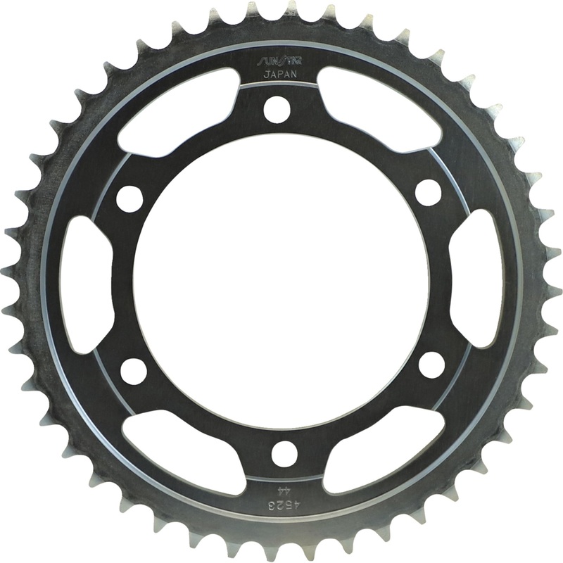SUNSTAR SPROCKETS 2-452344 2-452344 Steel Sprocket Steel Rear Sprocket - 44 Tooth - Suzuki