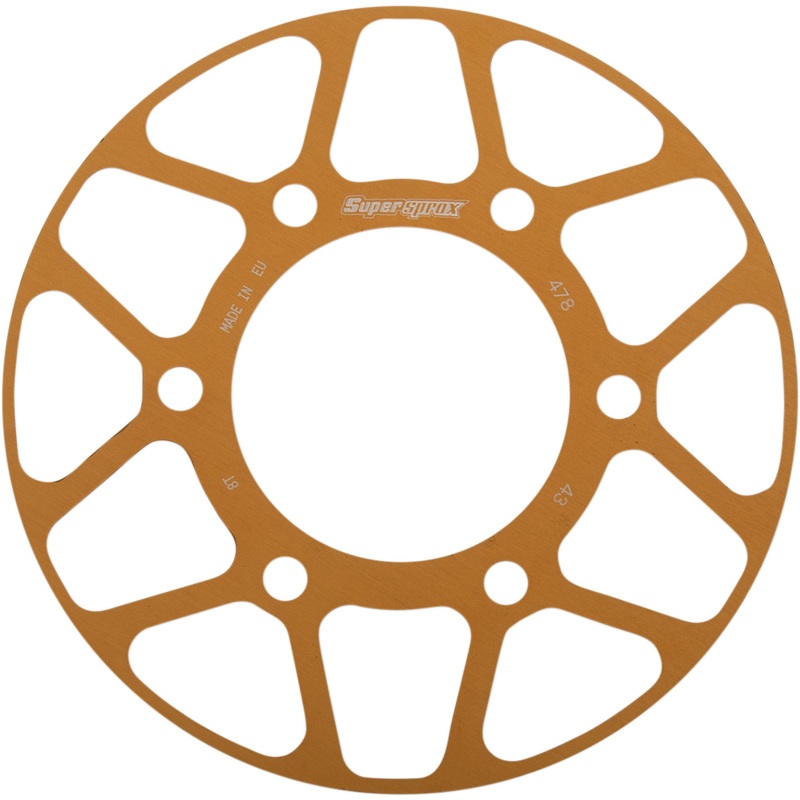 SUPERSPROX 1210-2350 RACD-478-43-GLD Edge Sprocket Insert Edge Rear Sprocket Insert - Gold - 43 Tooth