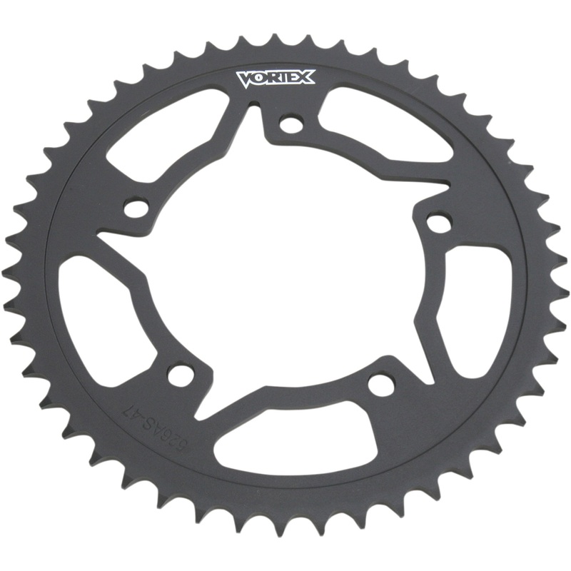 VORTEX 1210-0802 526AS-47 Steel Sprocket Steel Rear Sprocket - 47-Tooth - Suzuki