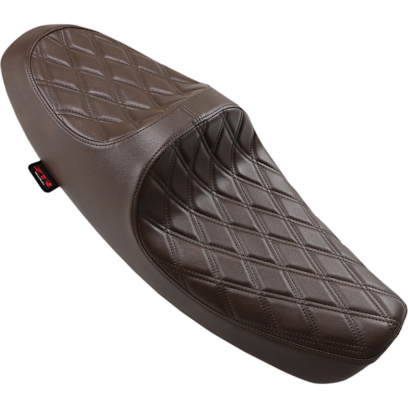 Z1R 0810-2212 Predator III Seat brown - vinyl - double diamond