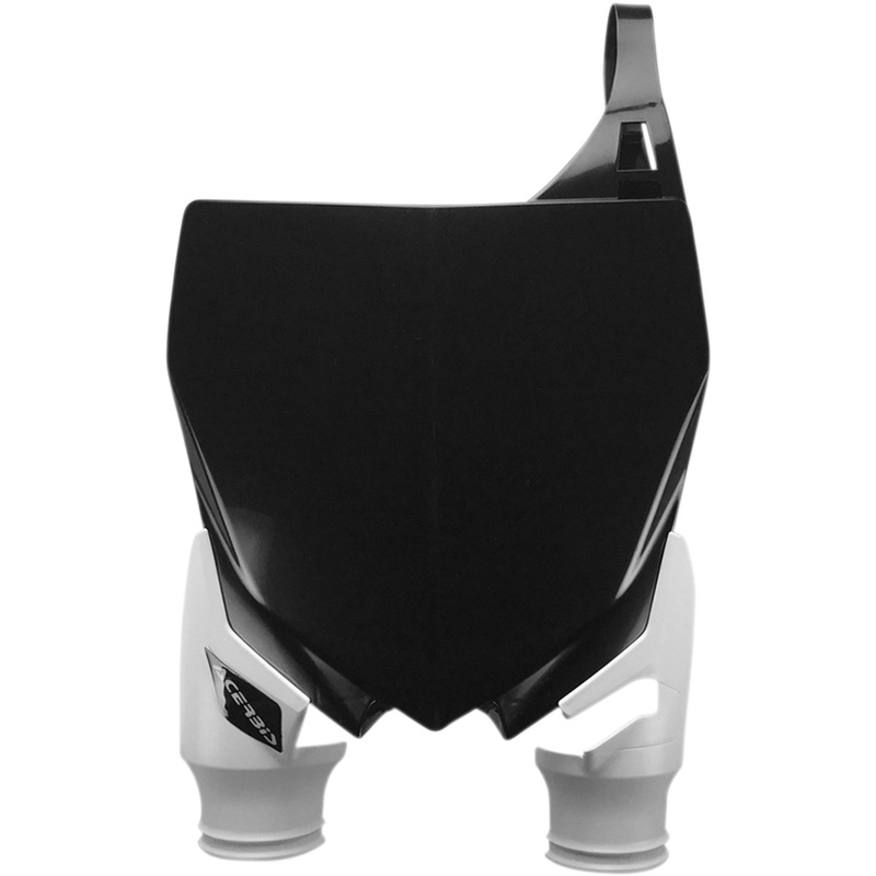 ACERBIS 0520-1903 2527401007 Raptor Front Number Plate Raptor Number Plate - Black/White