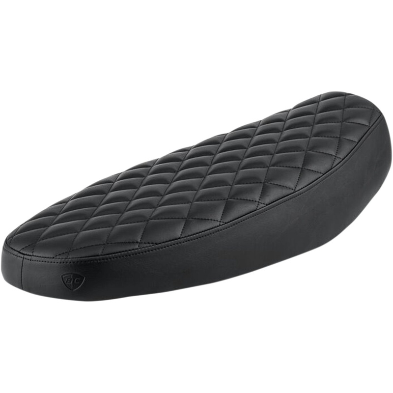 BRITISH CUSTOMS 0810-1962 BC407-056-B Slammer Vinyl Seat Slammer Seat - Diamond - Black