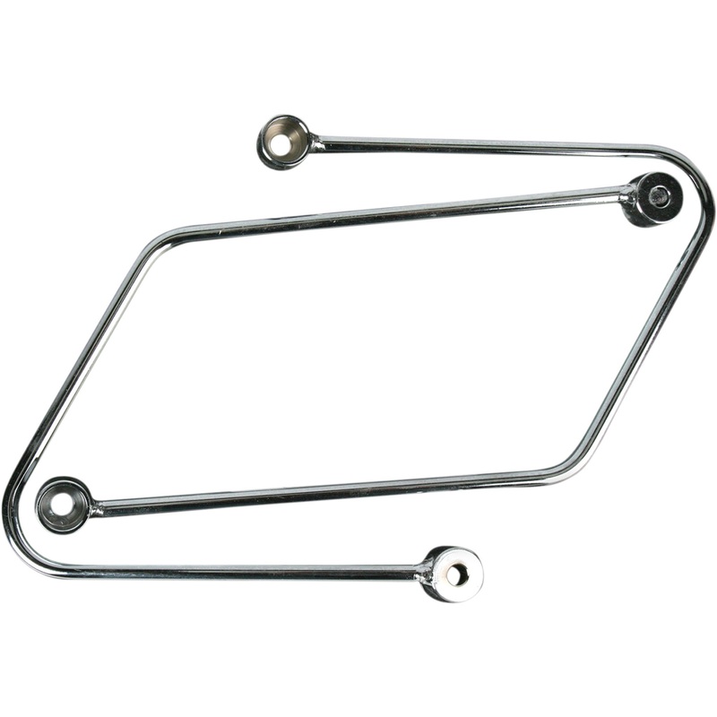 COBRA 3501-0380 02-6441 Saddlebag Protectors and Supports for Kawasaki Saddlebag Supports - Chrome - Vulcan 1500