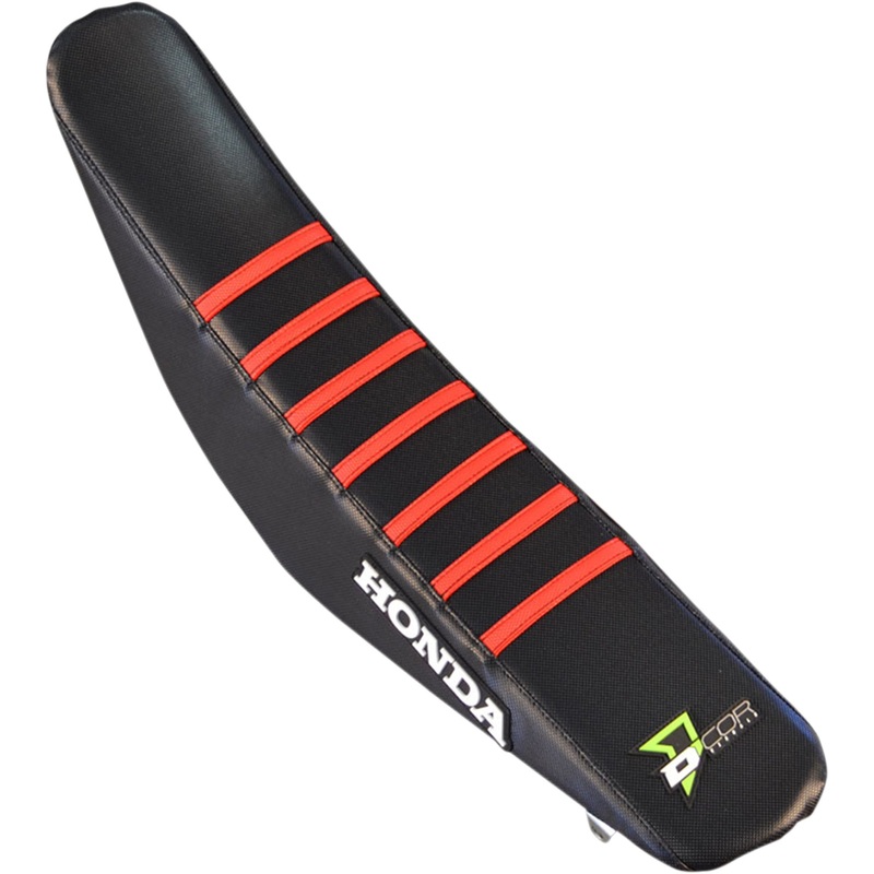 D'COR VISUALS 0821-3126 30-10-461 Seat Cover black/red - crf '17-'21