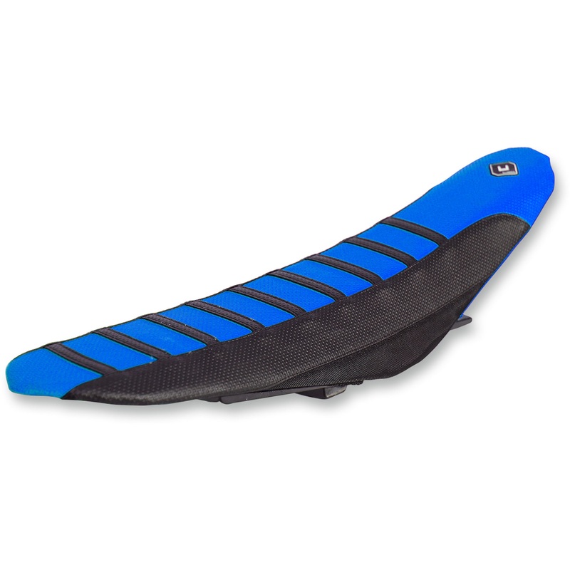 FLU DESIGNS INC. 0821-1829 35503 Pro Rib Seat Cover blue/black - yz '06-'09