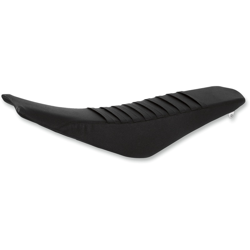 FLU DESIGNS INC. 0821-2271 65401 Team Issue 3-Panel Grip Seat Cover Panel Grip Seat Cover - Black - Husqvarna '16-'19