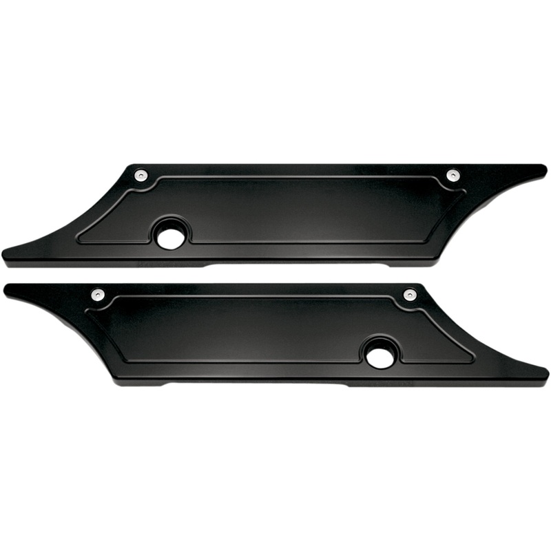PRO-ONE PERF.MFG. 3501-0704 PO104710B Saddlebag Latch Covers Saddlebag Cover Latch - Black