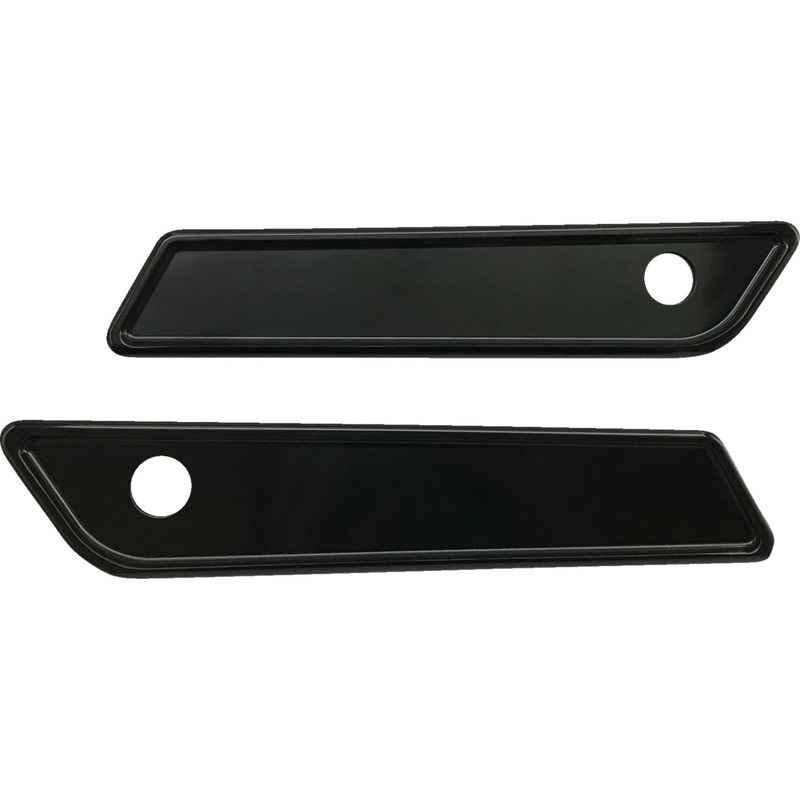 PRO-ONE PERF.MFG. 3501-1584 104721B Saddlebag Latch Covers Saddlebag Cover Latch - Black - Small