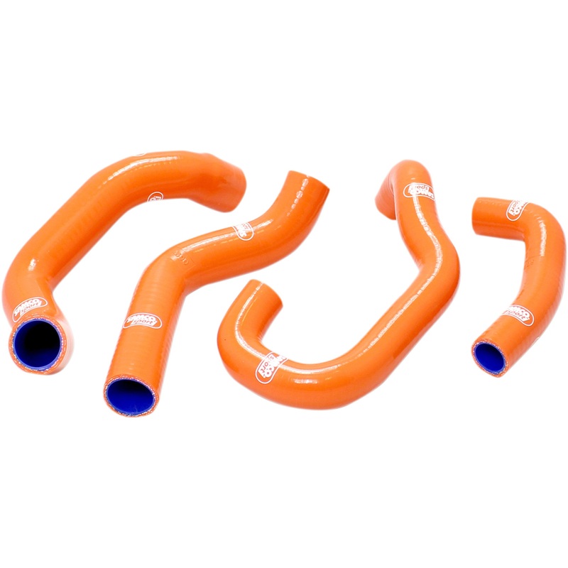 SAMCO SPORT 1902-0937 KTM63-ORG Radiator Hose Kit  OEM Design Radiator Hose Kit - Orange - KTM