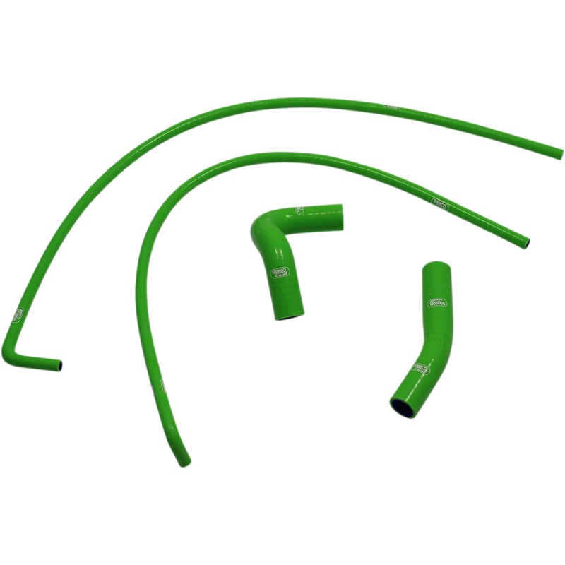 SAMCO SPORT 1902-1410 KAW-89GRN Radiator Hose Kit  Standard Radiator Hose Kit - Green - Kawasaki