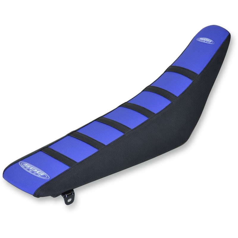 SDG 0821-2793 95945KBK 6-Rib Gripper Seat Cover 6-Ribbed Seat Cover - Black Ribs/Blue Top/Black Sides