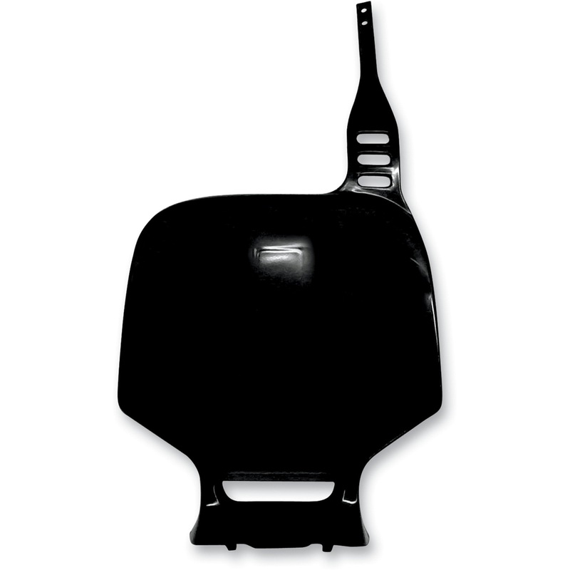 UFO 0520-0104 YA02874-001 Replacement Front Number Plate Front Number Plate - Black