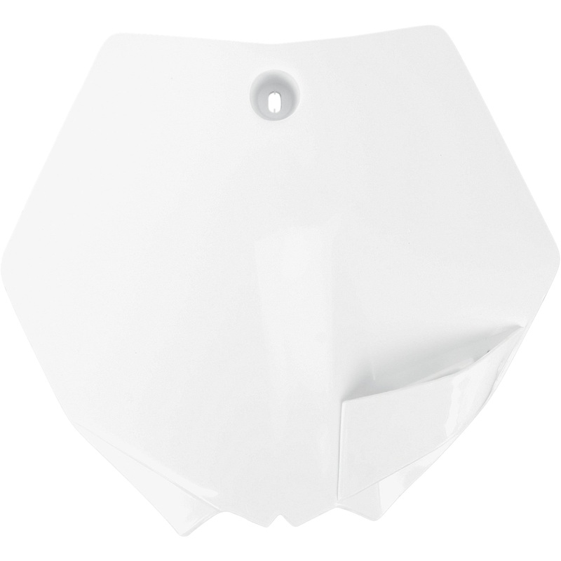 UFO 0520-0874 KT04008-047 Replacement Front Number Plate Front Number Plate - White