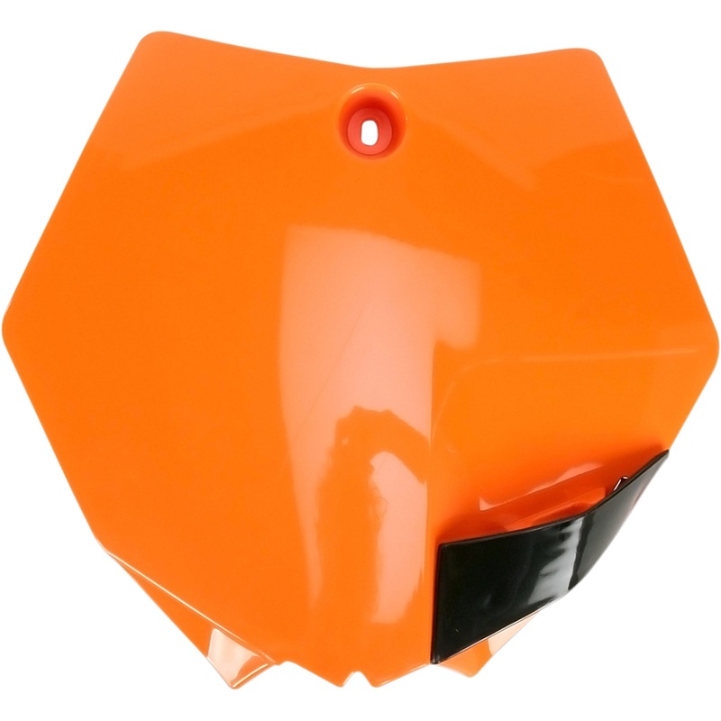 UFO 0520-1119 KT04041-127 Replacement Front Number Plate Front Number Plate - Orange