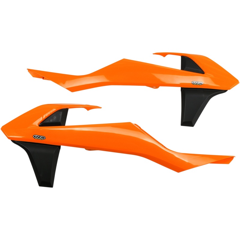 UFO 0520-1469 KT04061-999 Replacement Radiator Shrouds Radiator Covers - Orange/Black