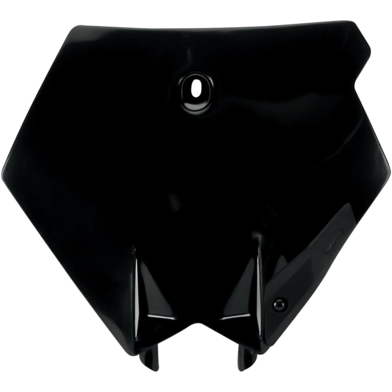 UFO 12-572-33 KT03075-001 Replacement Front Number Plate Front Number Plate - Black