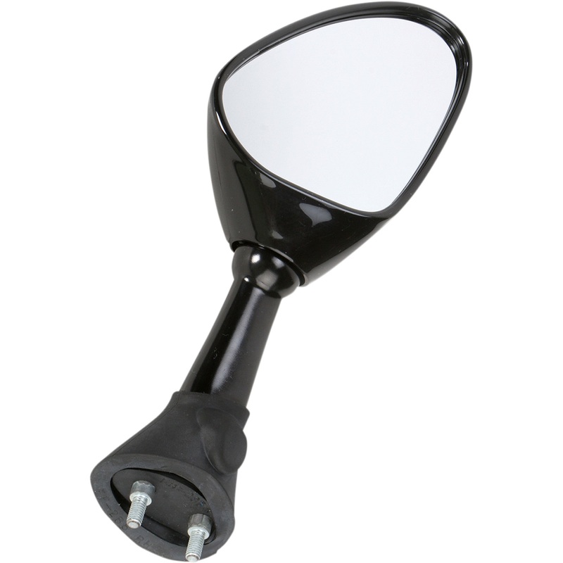 EMGO 0640-0667 20-35251 OEM-Style Replacement Mirror Mirror - Side View - Cat Eye - Black - Right