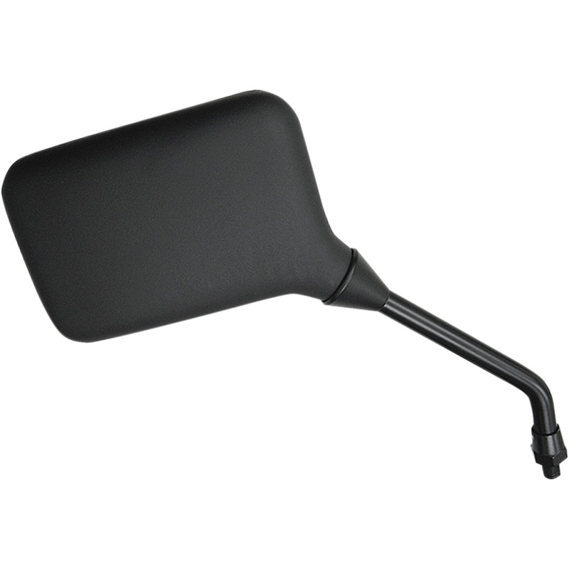 EMGO 0640-1183 20-97281 OEM-Style Replacement Mirror Mirror - Side View - Rectangle - Black - Right