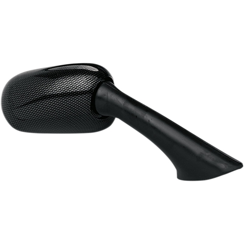 EMGO 2087071 20-87071 Carbon Fiber Mirror Mirror - Side View - Carbon Fiber - Rectangle - Right - Honda