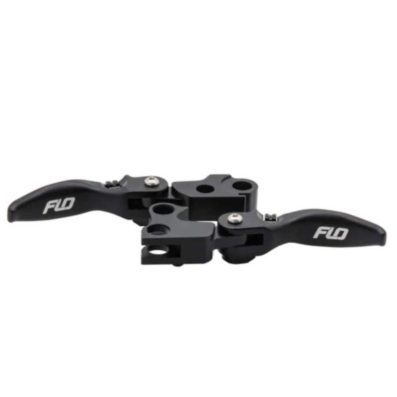 FLO MOTORSPORTS SHORTY MX LEVER SET BLACK  '15-UP SOFTAIL