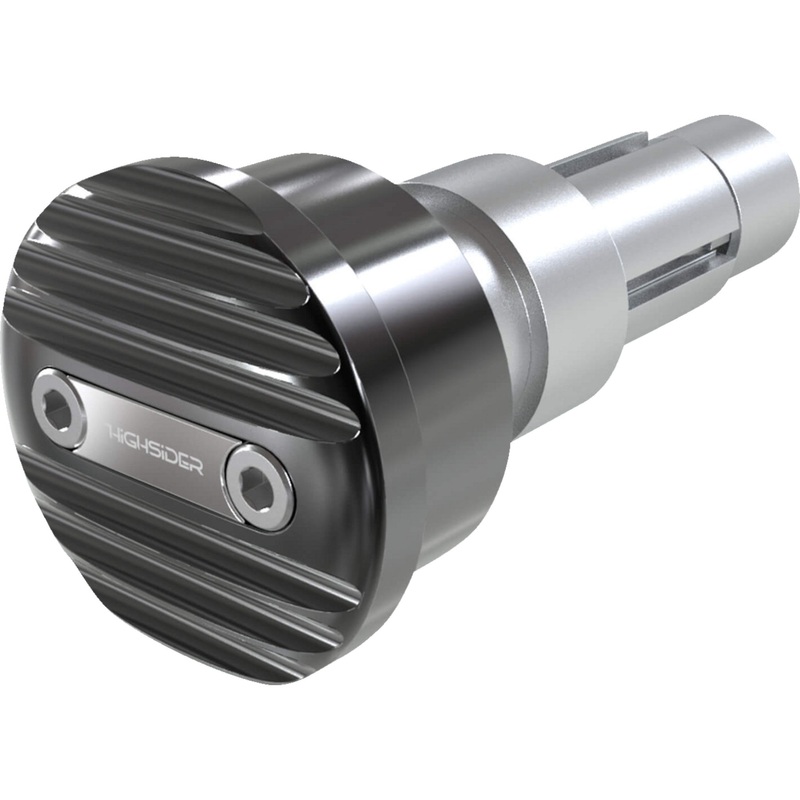 HIGHSIDER 0634-0585 161-0721 Handlebar End Weights Bar End Weights - Wave - Black