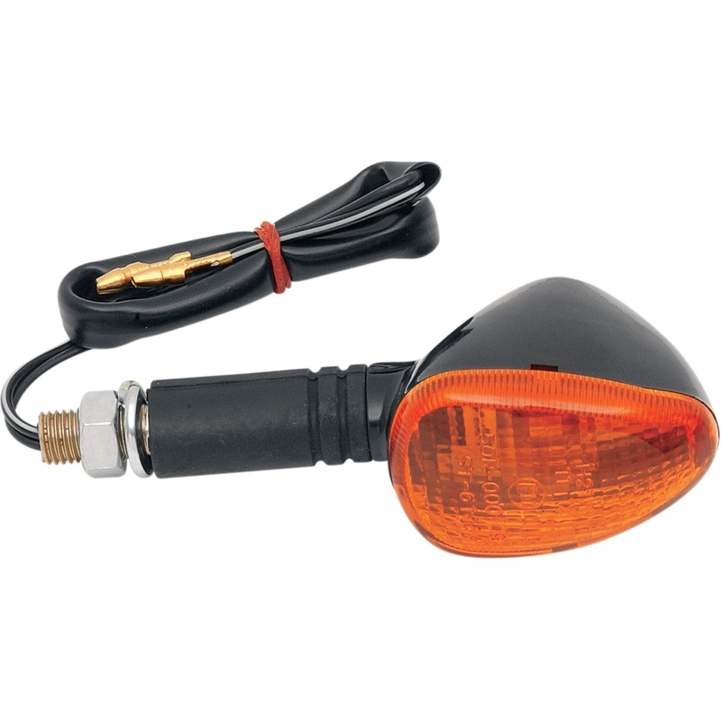 K&S TECHNOLOGIES 2040-0264 25-8405 Compact Flexible Marker Lights Marker Lights - Dual Filament - Black/Amber