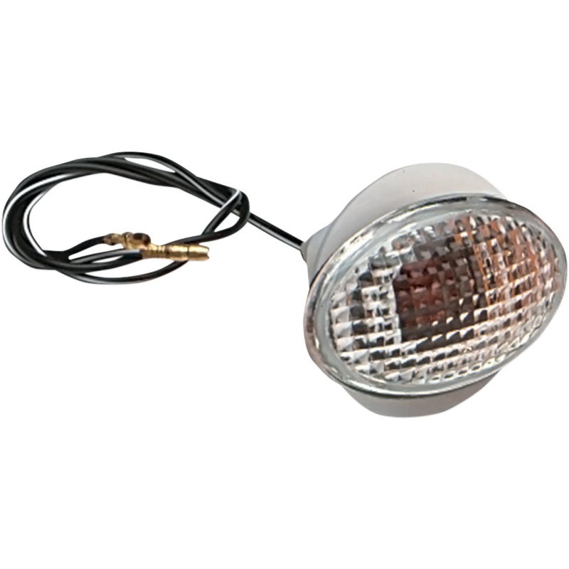 K&S TECHNOLOGIES 25-8271 25-8271 Flat Oval Marker Lights Flat Oval Marker Light -Small - Clear