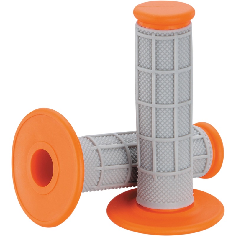 MOOSE OFFROAD 0630-1833 1MG0715-EVM Qualifier Grips Grips - Qualifier - Half Waffle - Orange