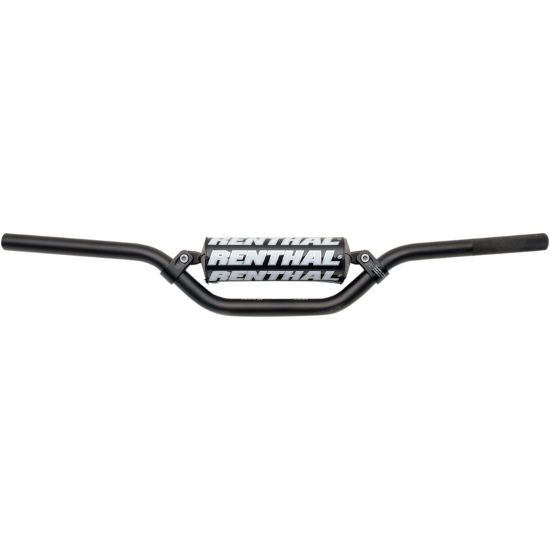 RENTHAL 0601-1847 825-01-BK-04-227 7/8" Off-Road Handlebar  Mini/MX/50SX Handlebar - 7/8" - 825 - 50SX ('12 - '13) - Black