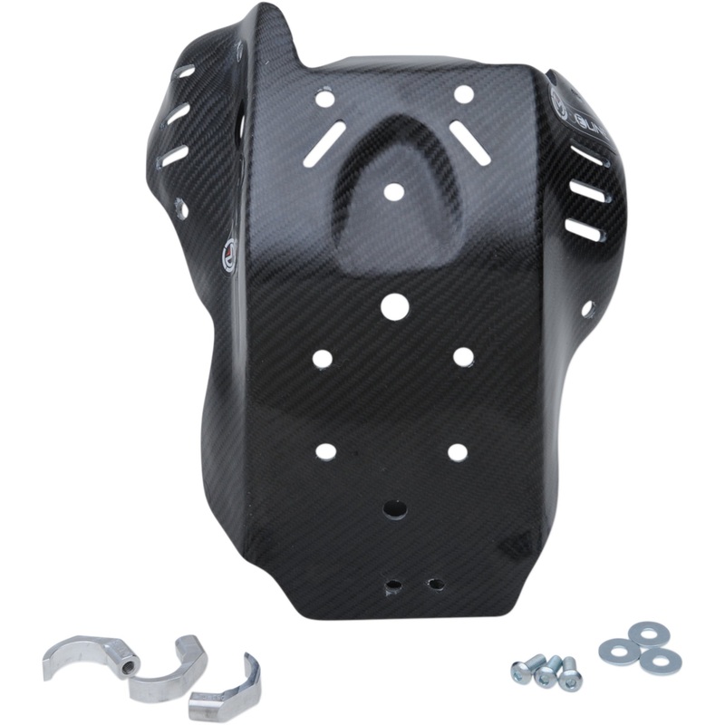MOOSE OFFROAD 0506-1347 MSP2316F Carbon Fiber Skid Plate husqvarna - fc250