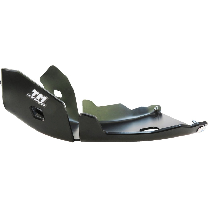 T.M. DESIGNWORKS 0506-2111 KTMC-258-BK Full-Coverage Skid Plate Skid Plate - Black - Gas Gas | Husqvarna | KTM