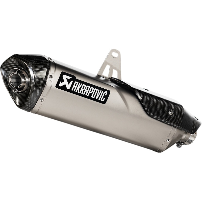 AKRAPOVIC 1811-4100 S-T9SO3-HRT Titanium Slip-On Line Muffler Muffler - Titanium