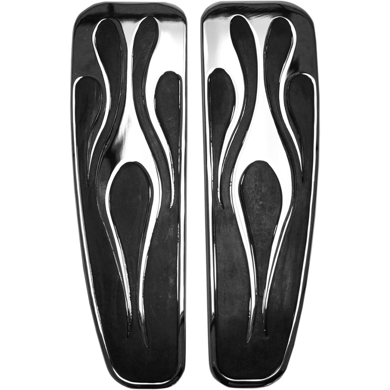 BARON 1621-0190 BA-7002-03 Adjustable Rider Longboards Universal Floorboards - Long - Flame