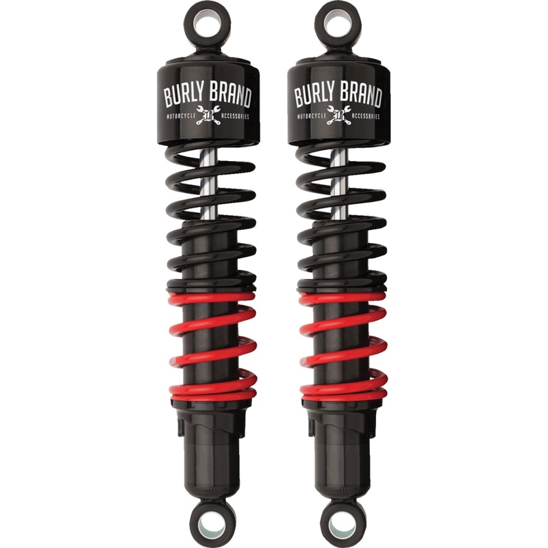 BURLY BRAND 1310-2497 B28-1257 Stiletto Shocks Stiletto Shock - 13" - Black/Red - Heavy Duty
